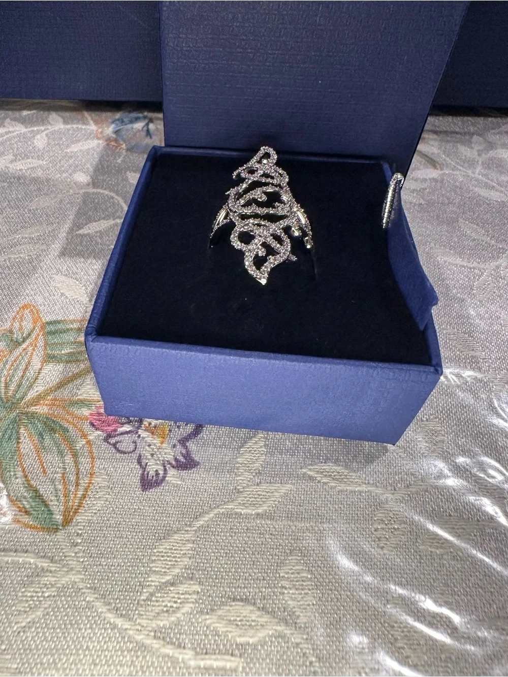 Swarovski White Crystal Ring - 5099966 - Sz 9 - NIB